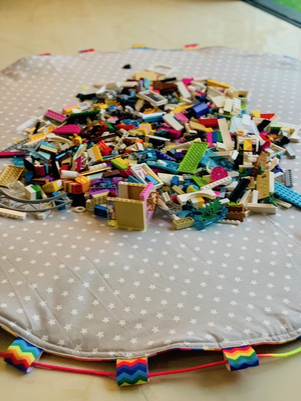 Rainbow LEGO Mat